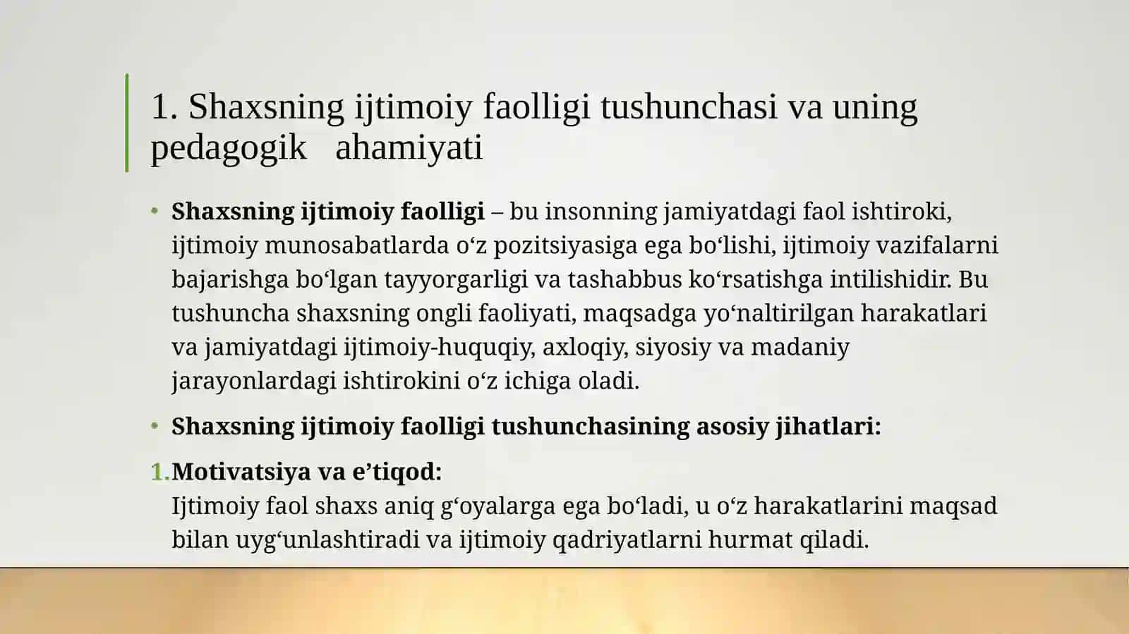 Shaxsning ijtimoiy faolligini shakllantirishning ijtimoiy-pedagogik jihatlari 3