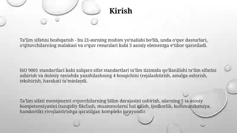 Taʼlim sifatini boshqarish 3