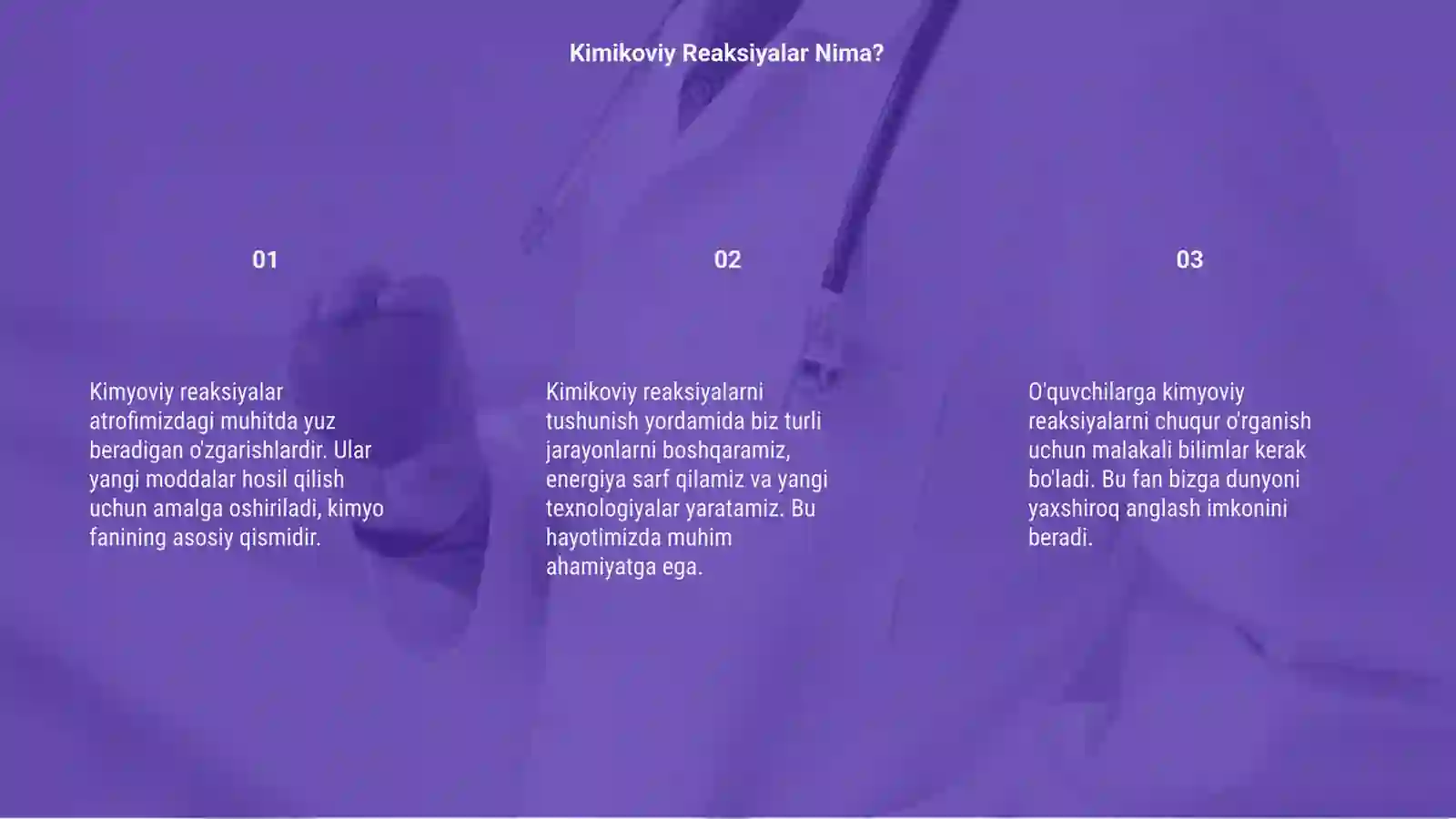 Kimyoviy reaksiyalar 3