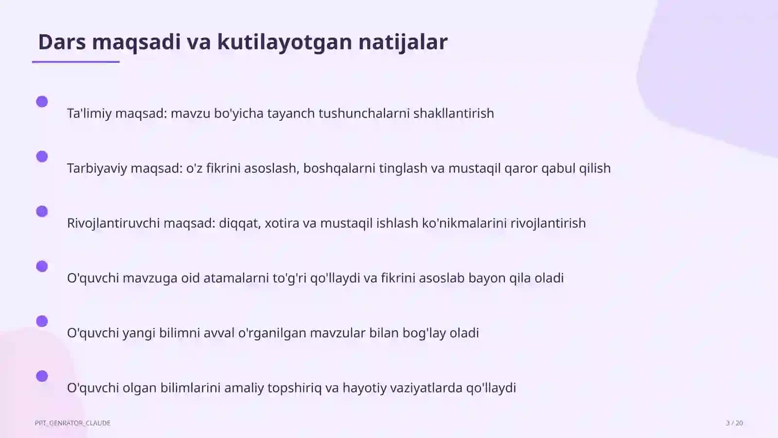 Ko'pburchaklar va parallelogramm (8-sinf) 3