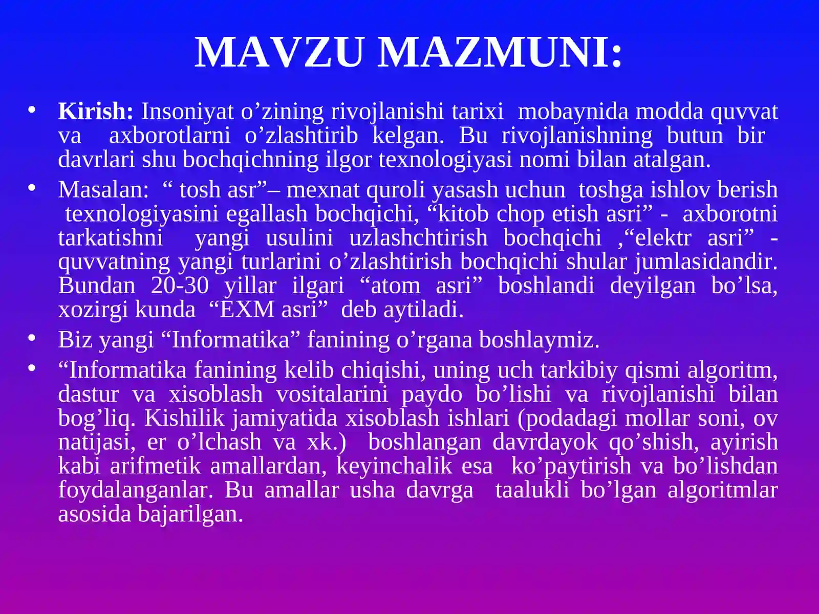 INFORMATIKA” FANIGA KIRISh 3