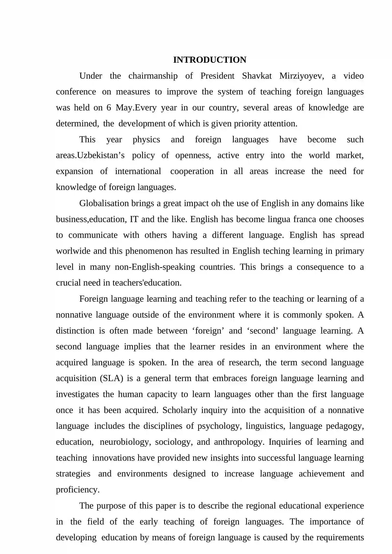 FOREIGN EXPERIENCES IN TEACHING FOREIGN LANGUAGES 3