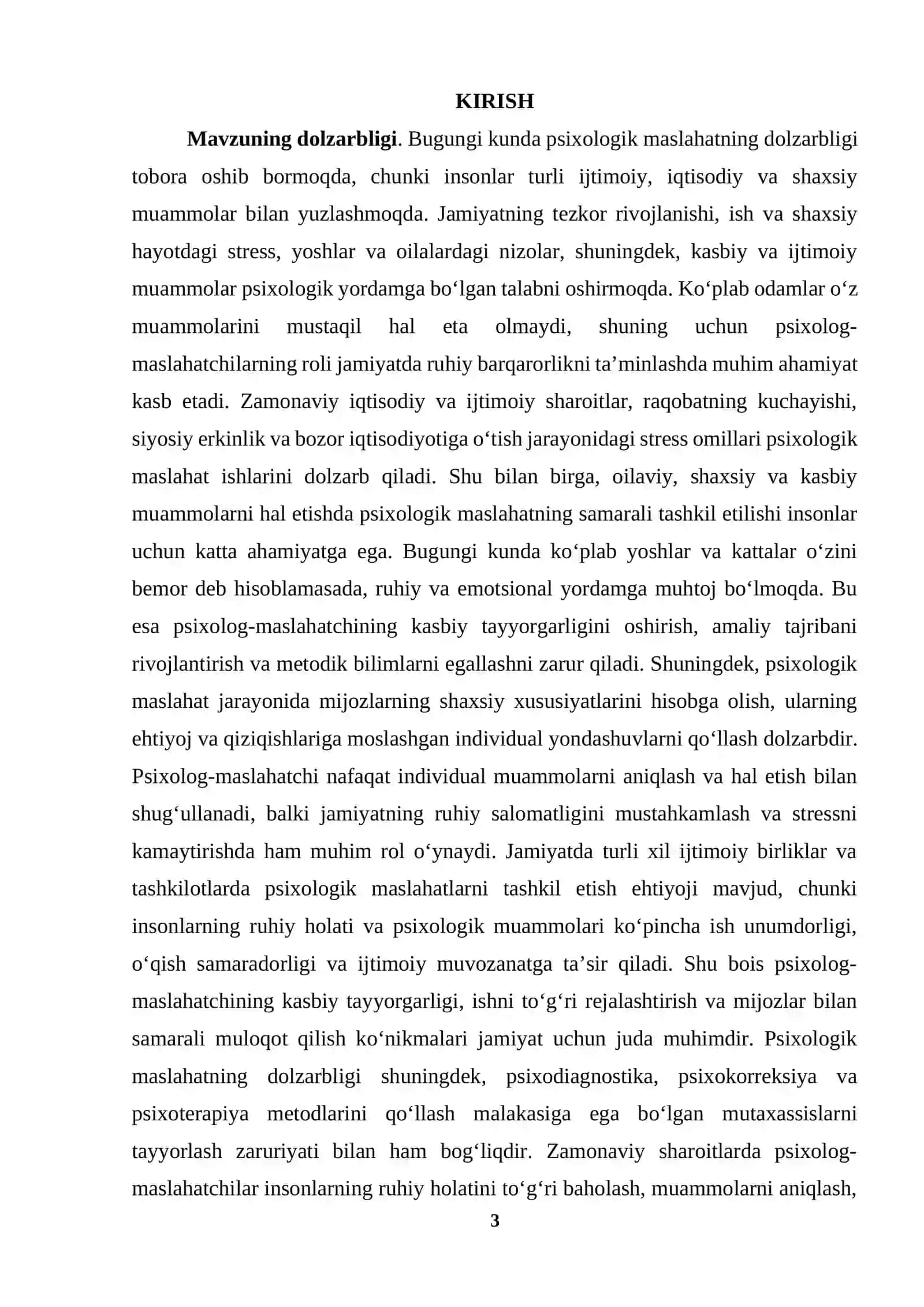 PSIXOLOGIK MASLAHATCHI SHAXSIGA QO’YILADIGAN TALABLAR 3