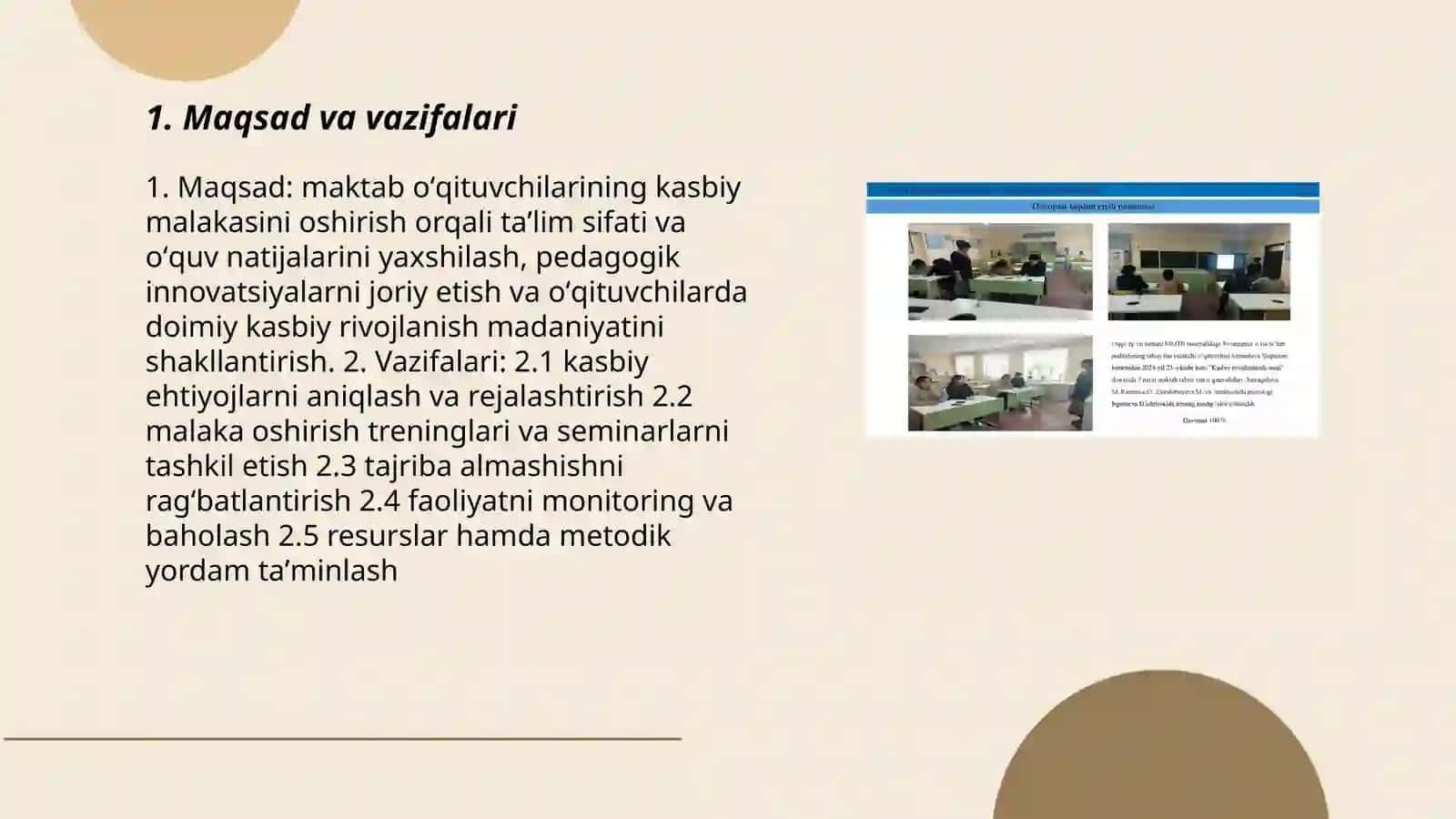 Kasbiy rivojlantirish soati tartib qoidalari 3