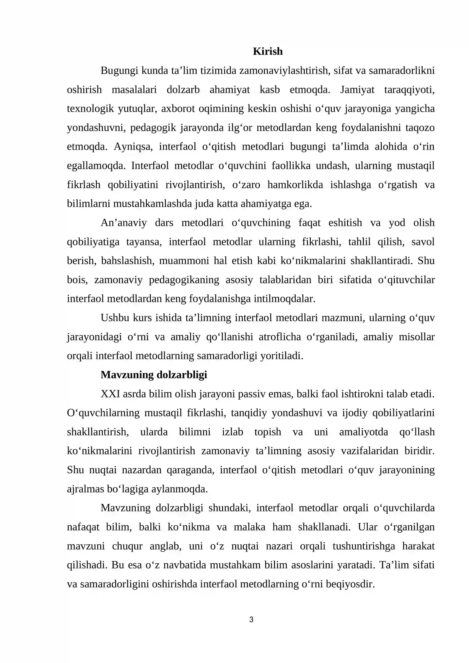 Ta’limning interfaol metodlari 3