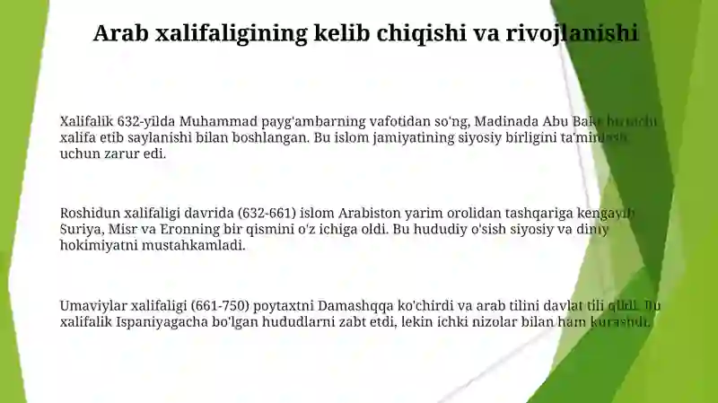Arab xalifaligi 3