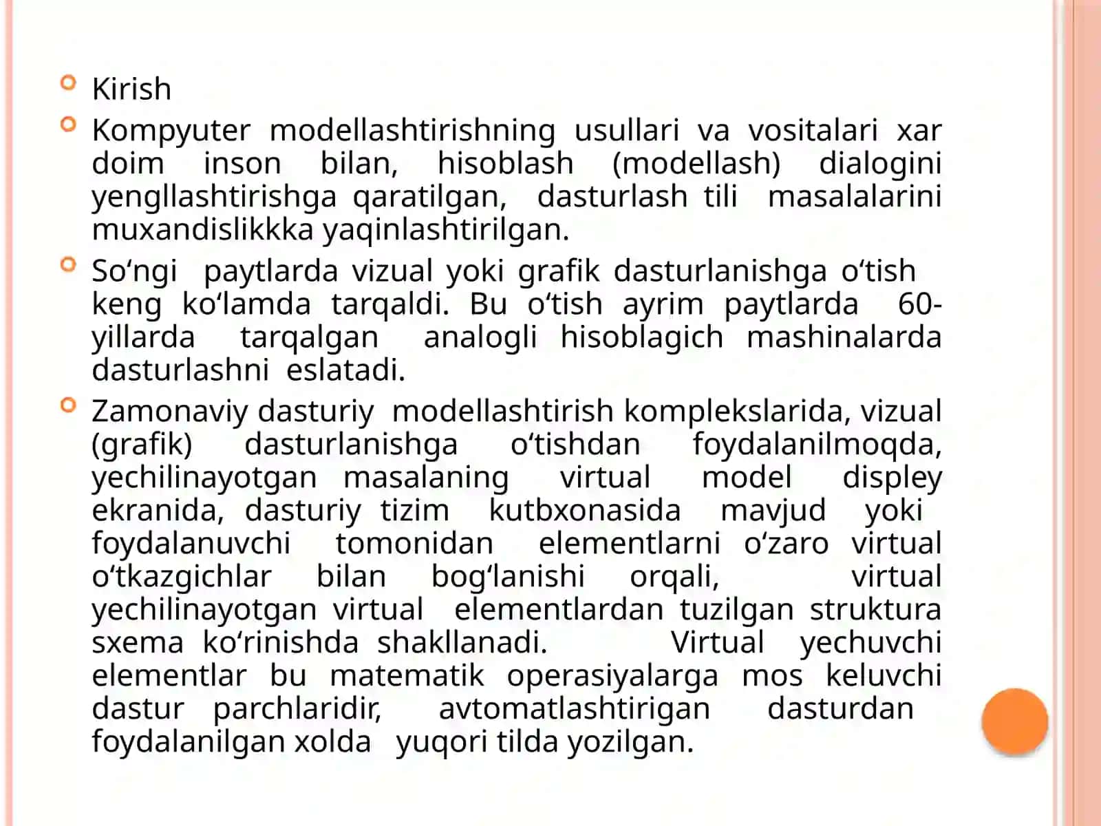 Muhandislik SIMULINK 3