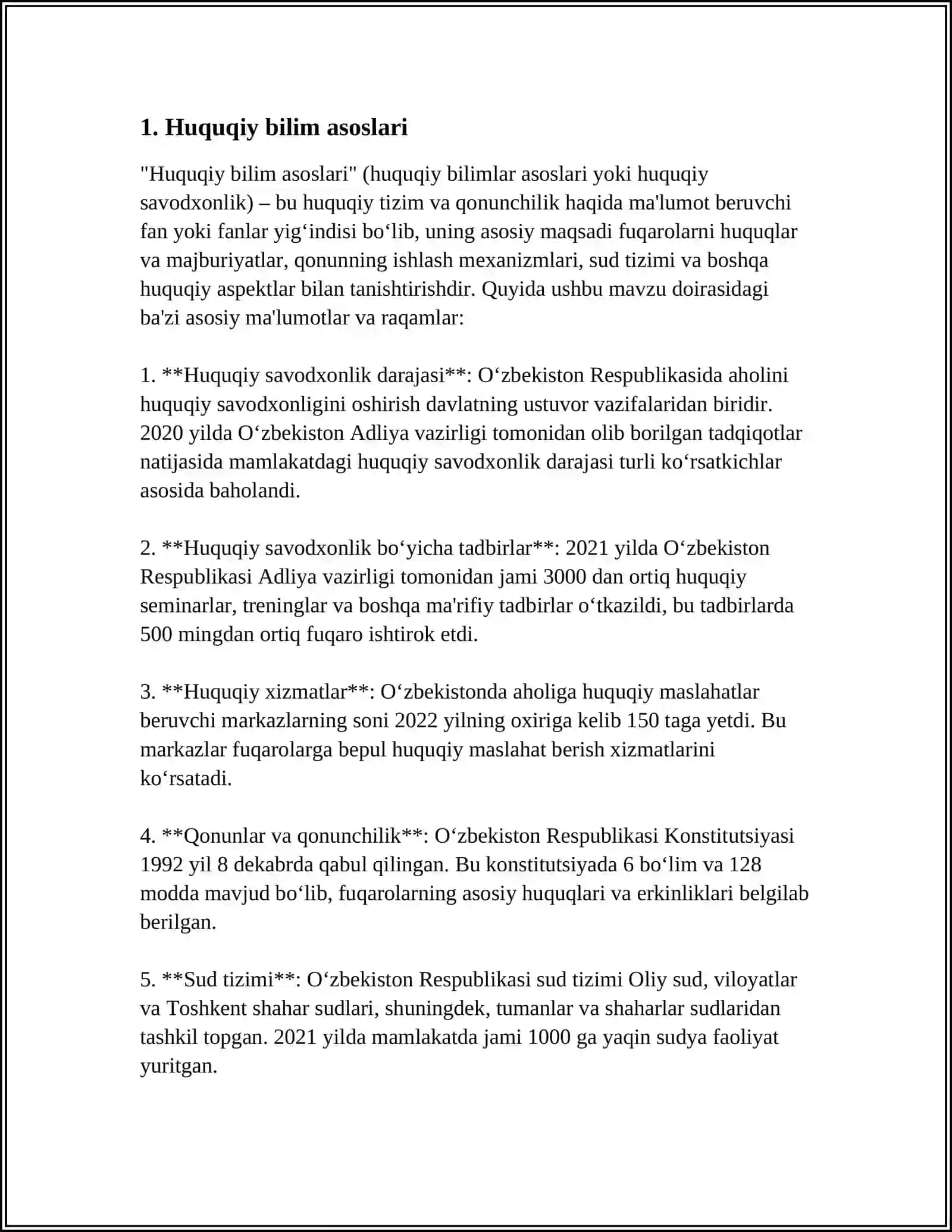 MAKTABGACHA YOSHDAGI BOLALARGA HUQUQIY TARBIYA BERISH 3