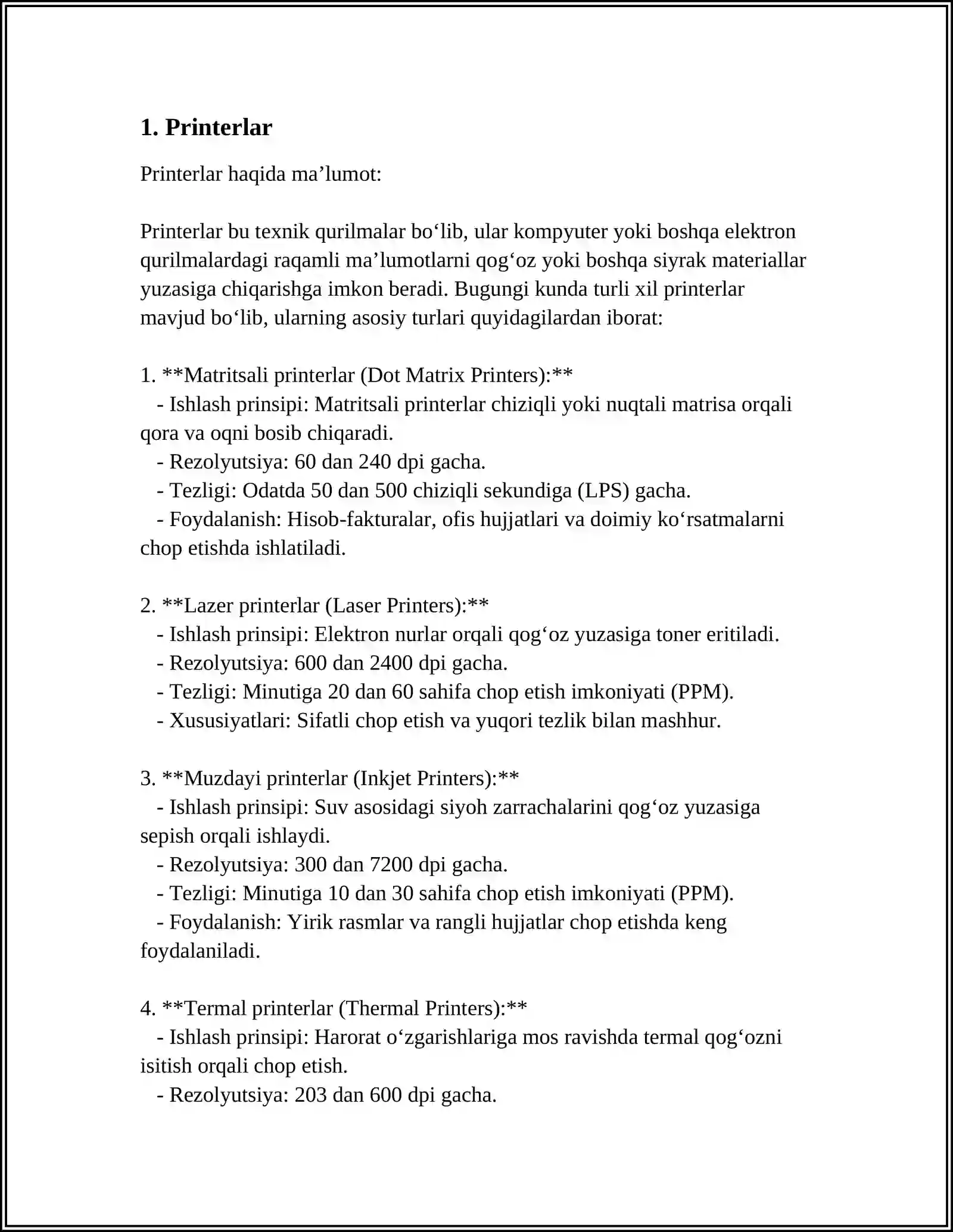 Printerlar 3