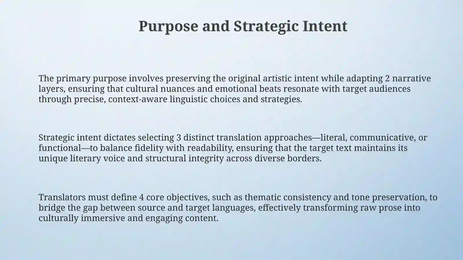 Literary Translation Foundations 3
