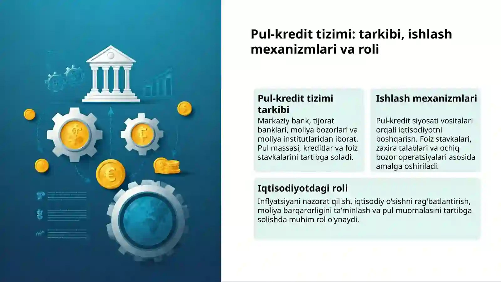 Moliya tizimi va pul-kredit siyosati 3