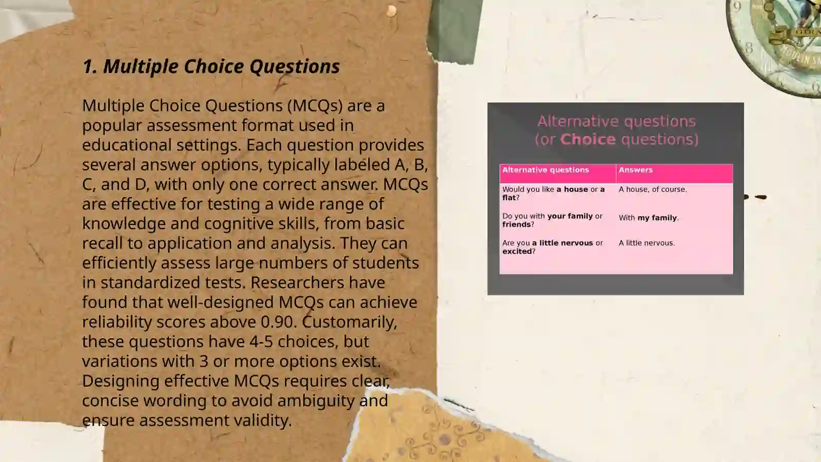 Multiple Choice Questions 3