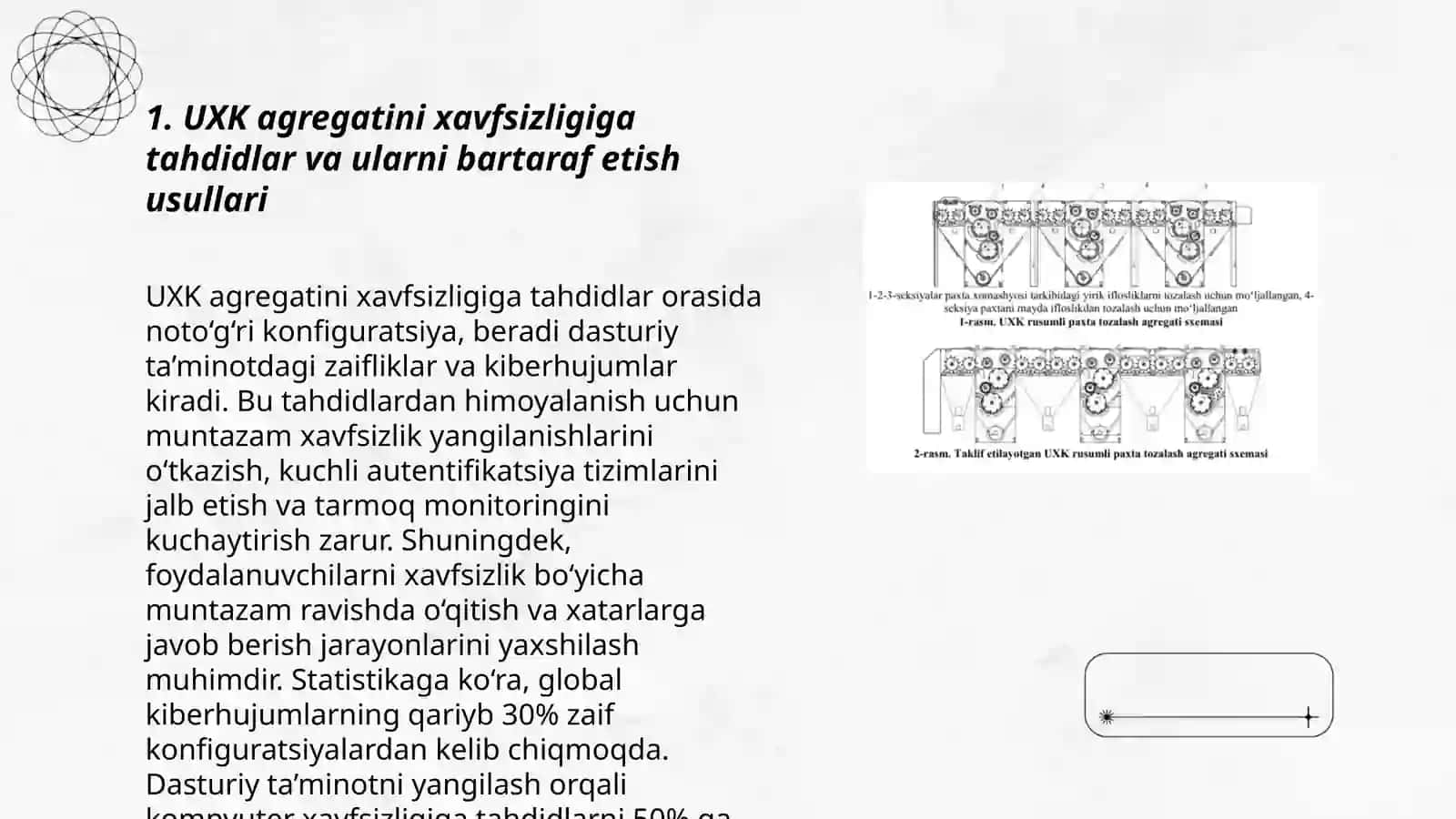 UXK agregatini qayta loyihalash orqali xavfsizlikni taʼminlash 3