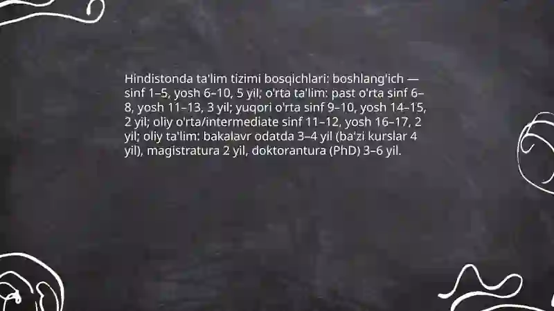 Hindiston ta'lim tizimi 3