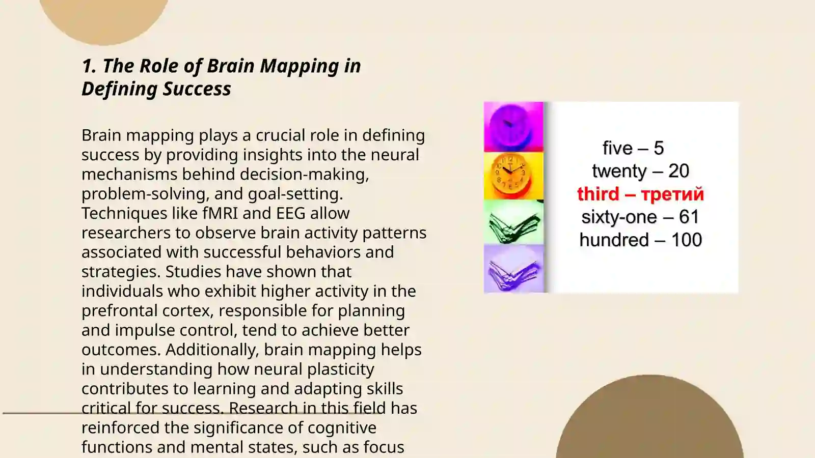 Brain mapping today 3