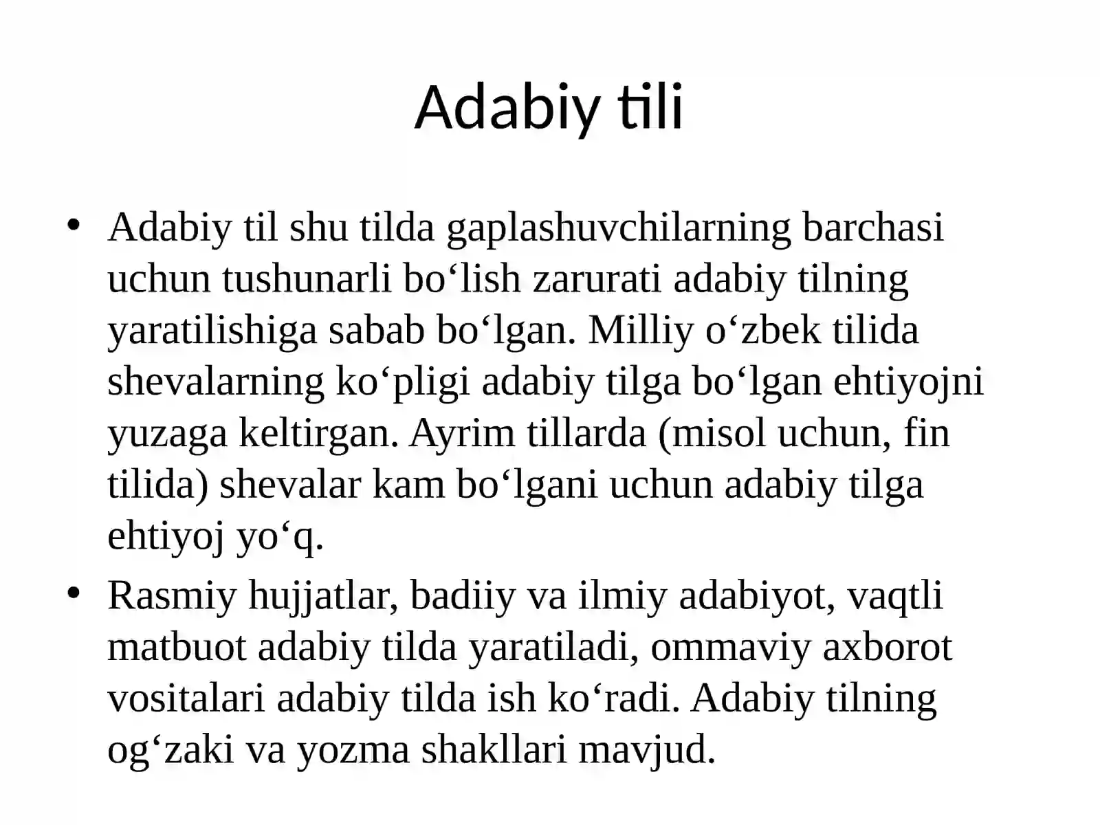 Milliy til va adabiy til 3