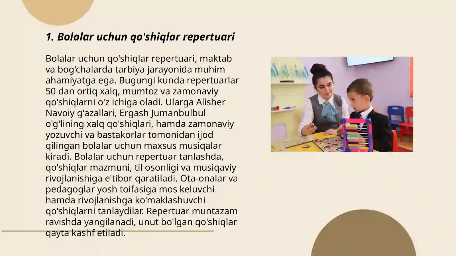 Bolalar musiqiy ta’limi metodikasi 3