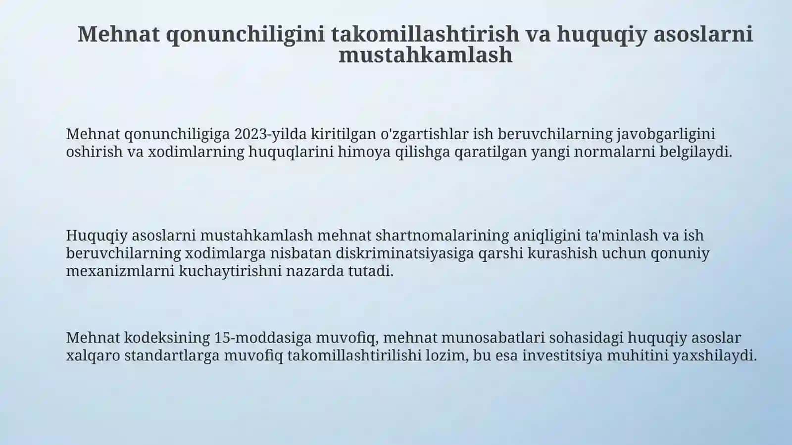 Mehnatbozorinitartibgasolishvaunitakomillashtirishyo'llari 3