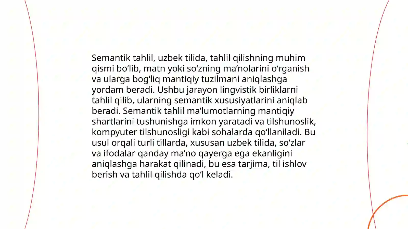 Semantik tahlil 3