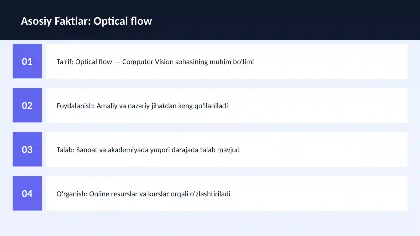 Optical flow 3