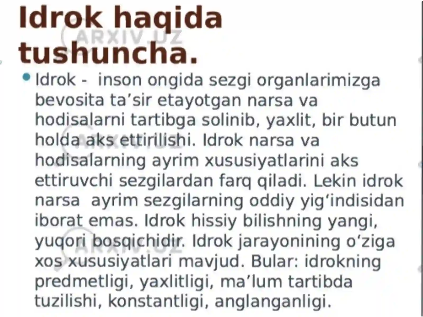 Idrokhaqidatushuncha 3