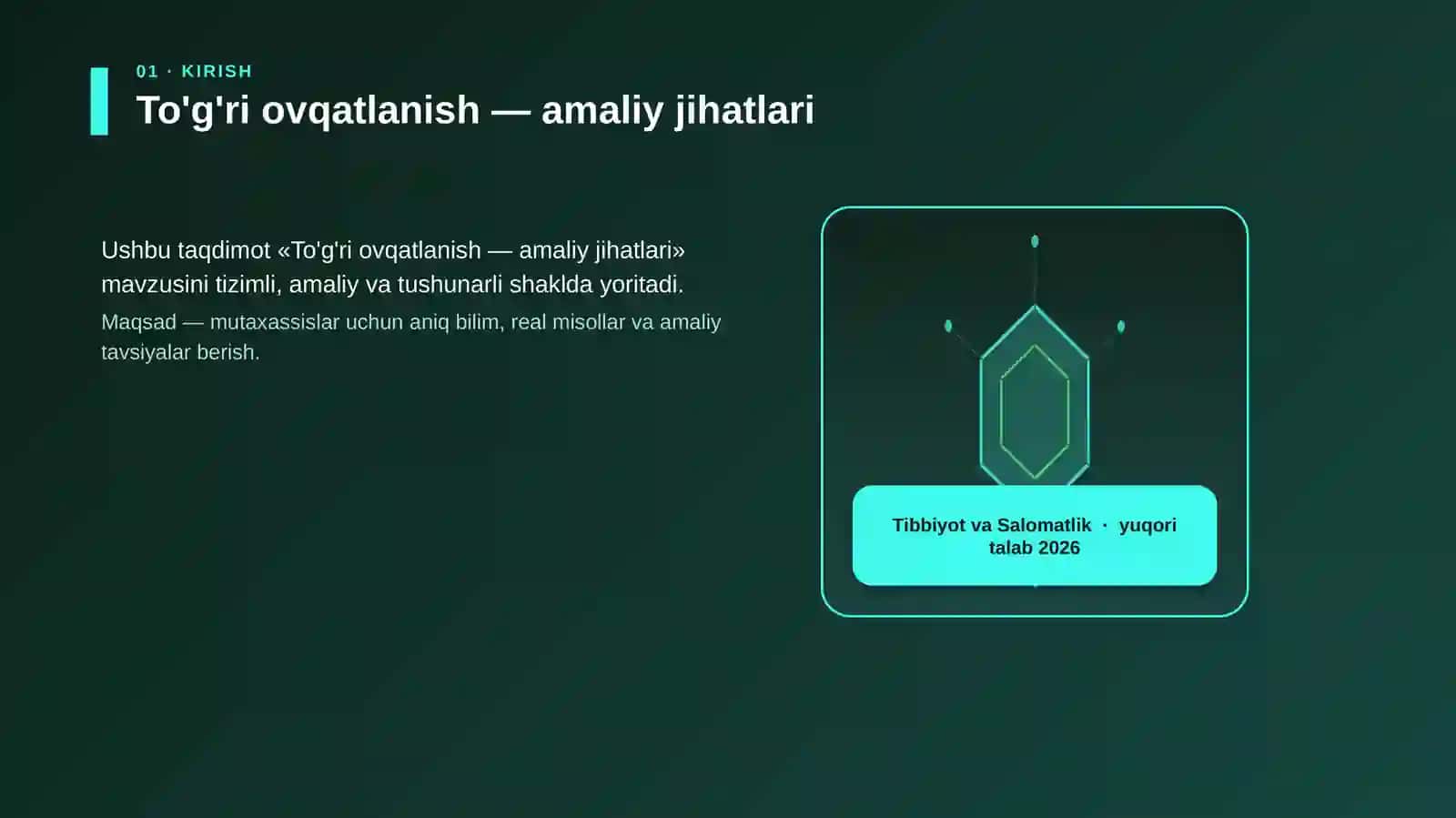 To'g'ri ovqatlanish — amaliy jihatlari 3