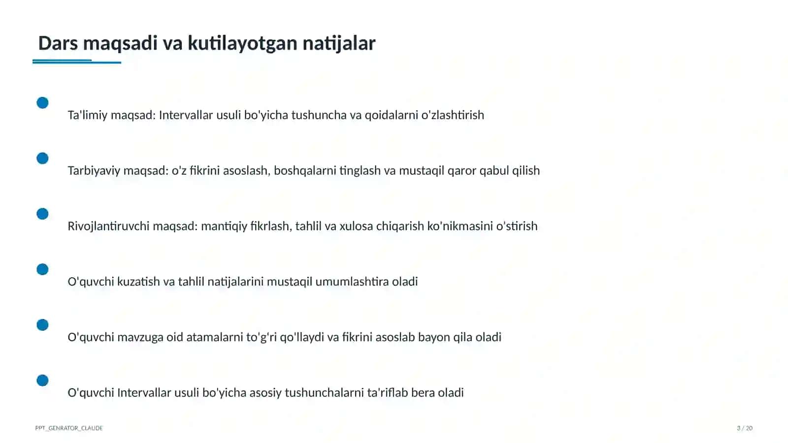 Intervallar usuli (9-sinf) 4