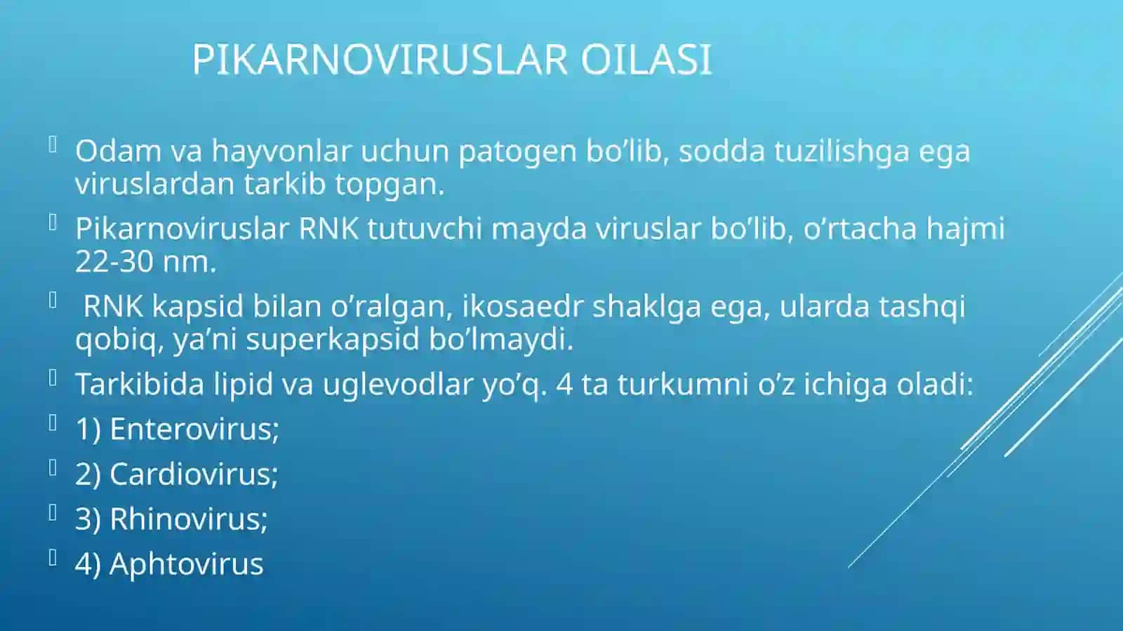 pikornaviruslar(polimiyelitvagepatita) 3