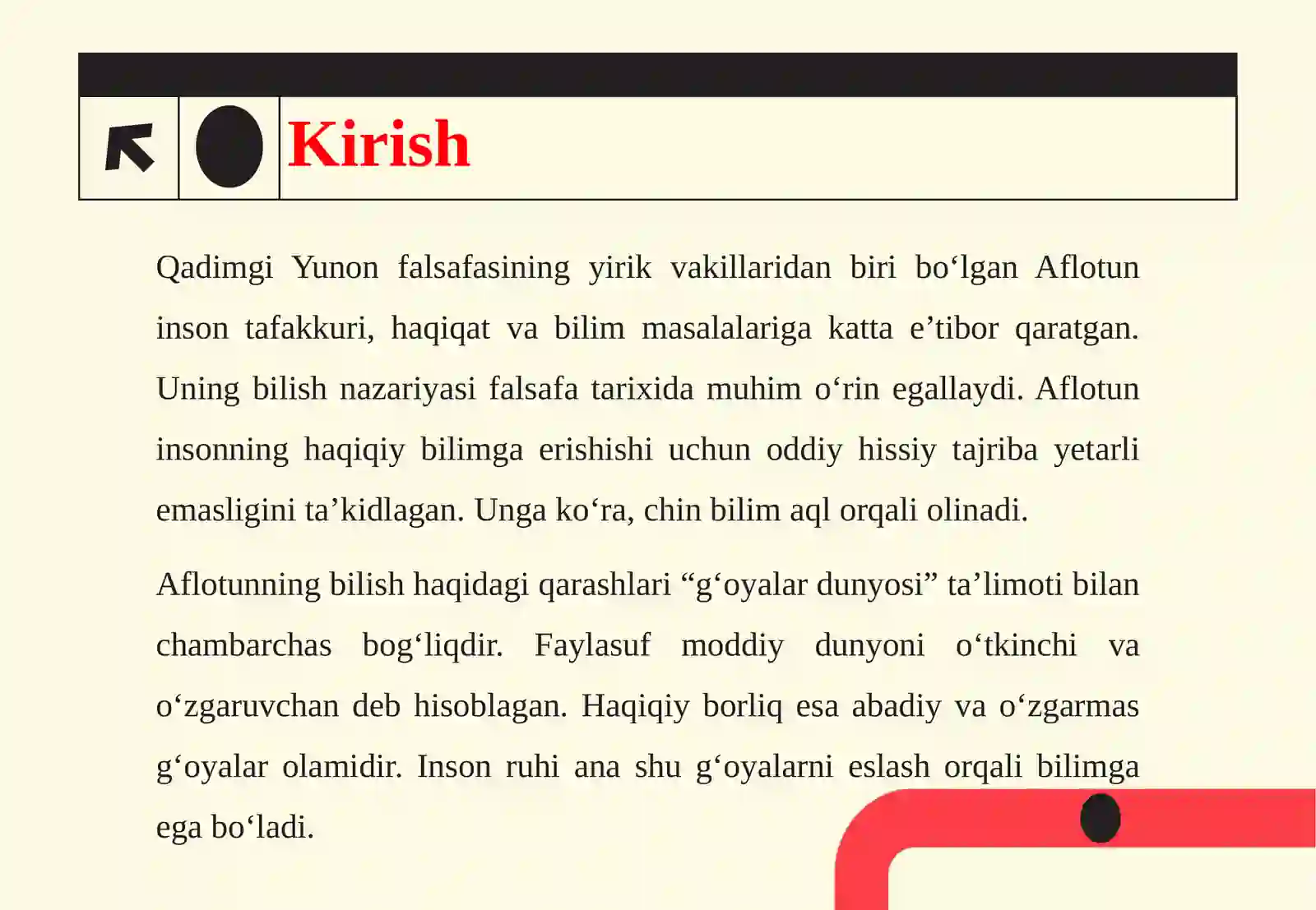 Aflotunning bilish nazariyasi 3