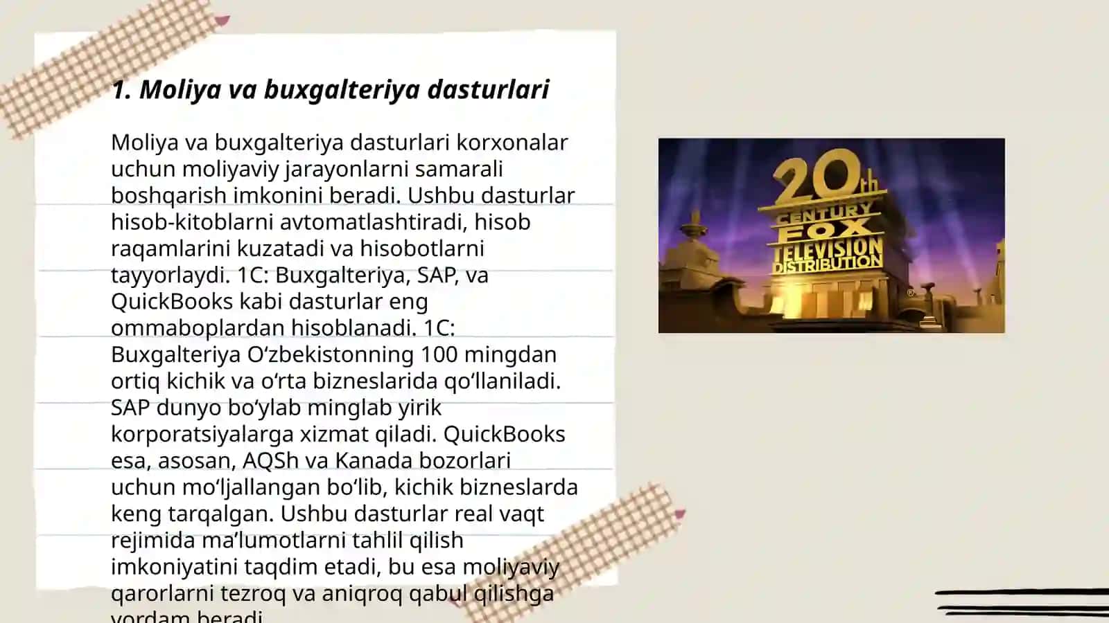 Moliya va buxgalteriya dasturlari 3