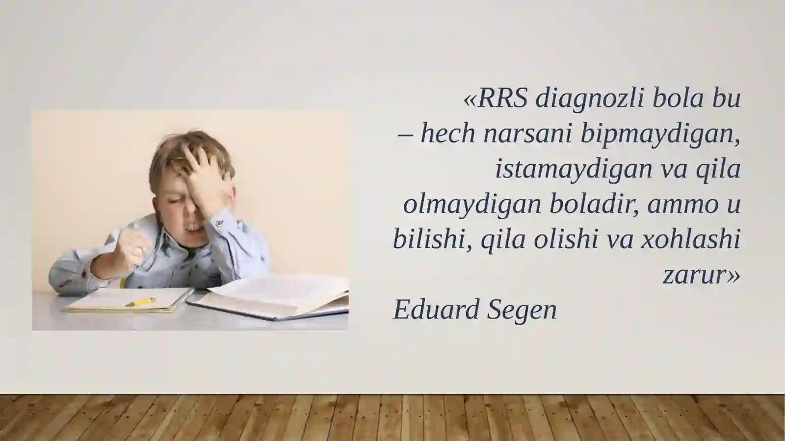 Ruhiy rivojlanishi sustlashgan bolalar psixologik muammosi va xususiyatlari 3
