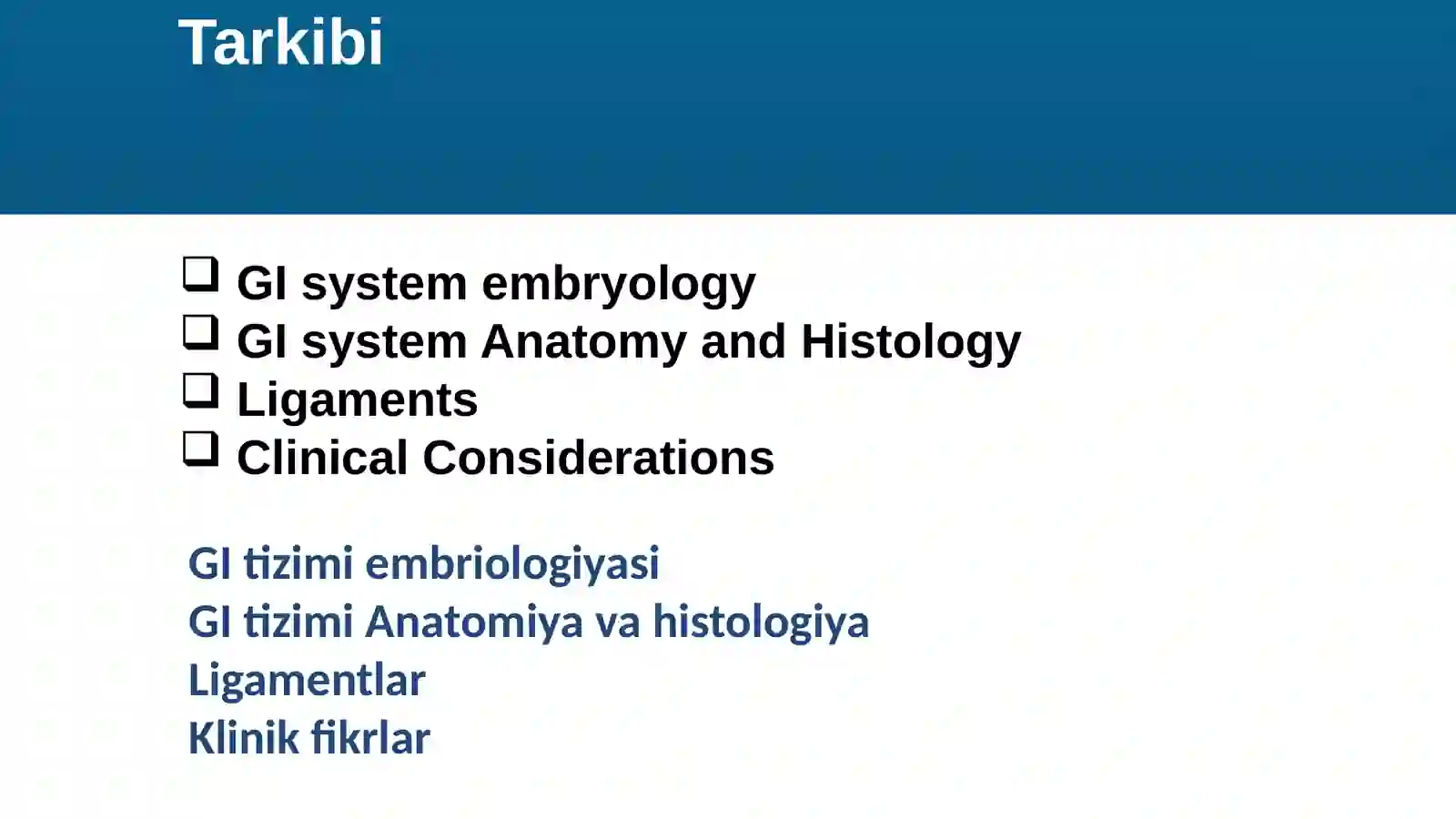 Gastrointestinal System 3