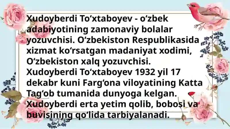 Mavzu: Xudoyberdi Toʻxtaboyevning "Munglikoʻzlar" qissasida jinoyatchilik koʻchasi ga kirib qolgan bolalar obrazini 3