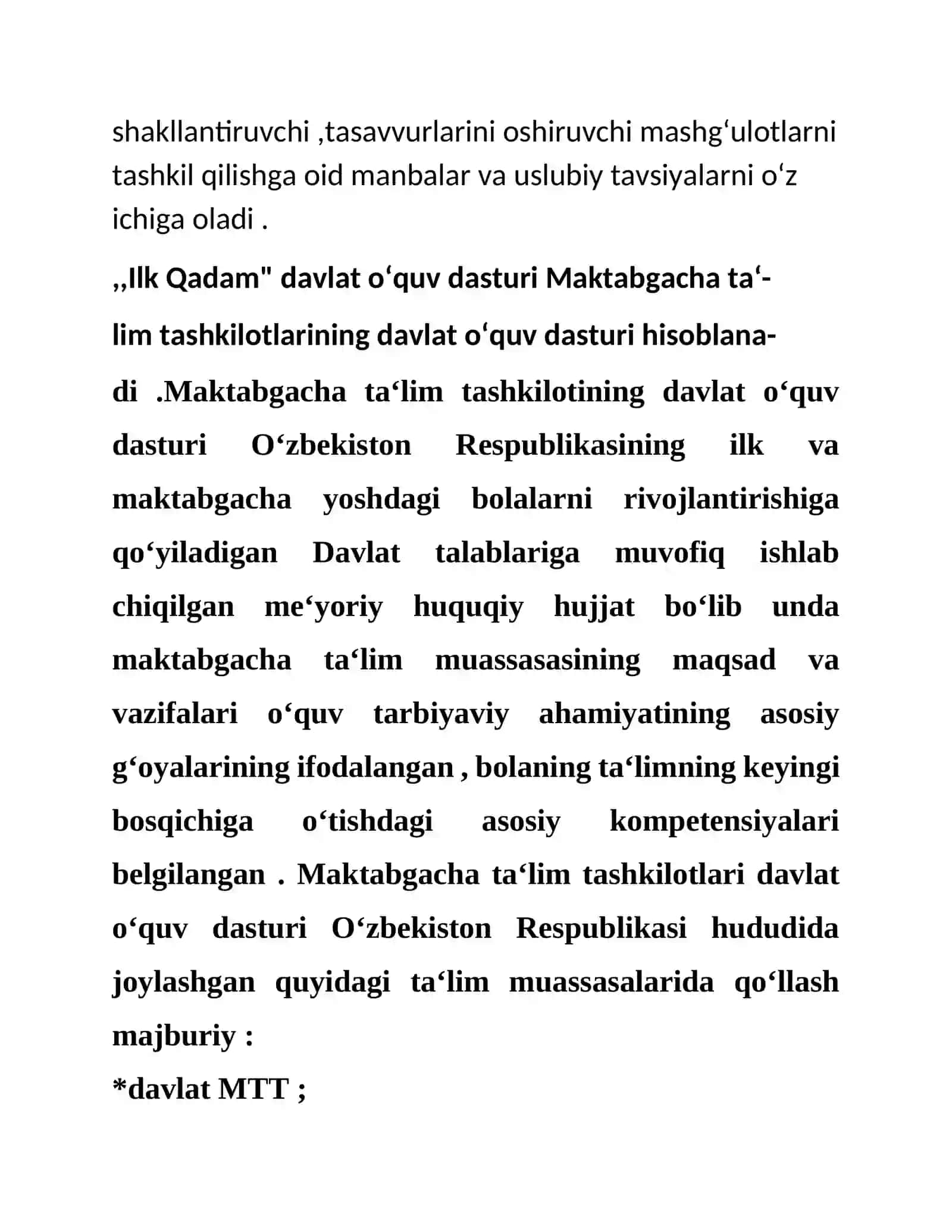 "Ilk qadam" davlat dasturi asosida faoliyat markazlarida maktabgacha yoshdagi bolalar mehnatini tashkil qilish 3