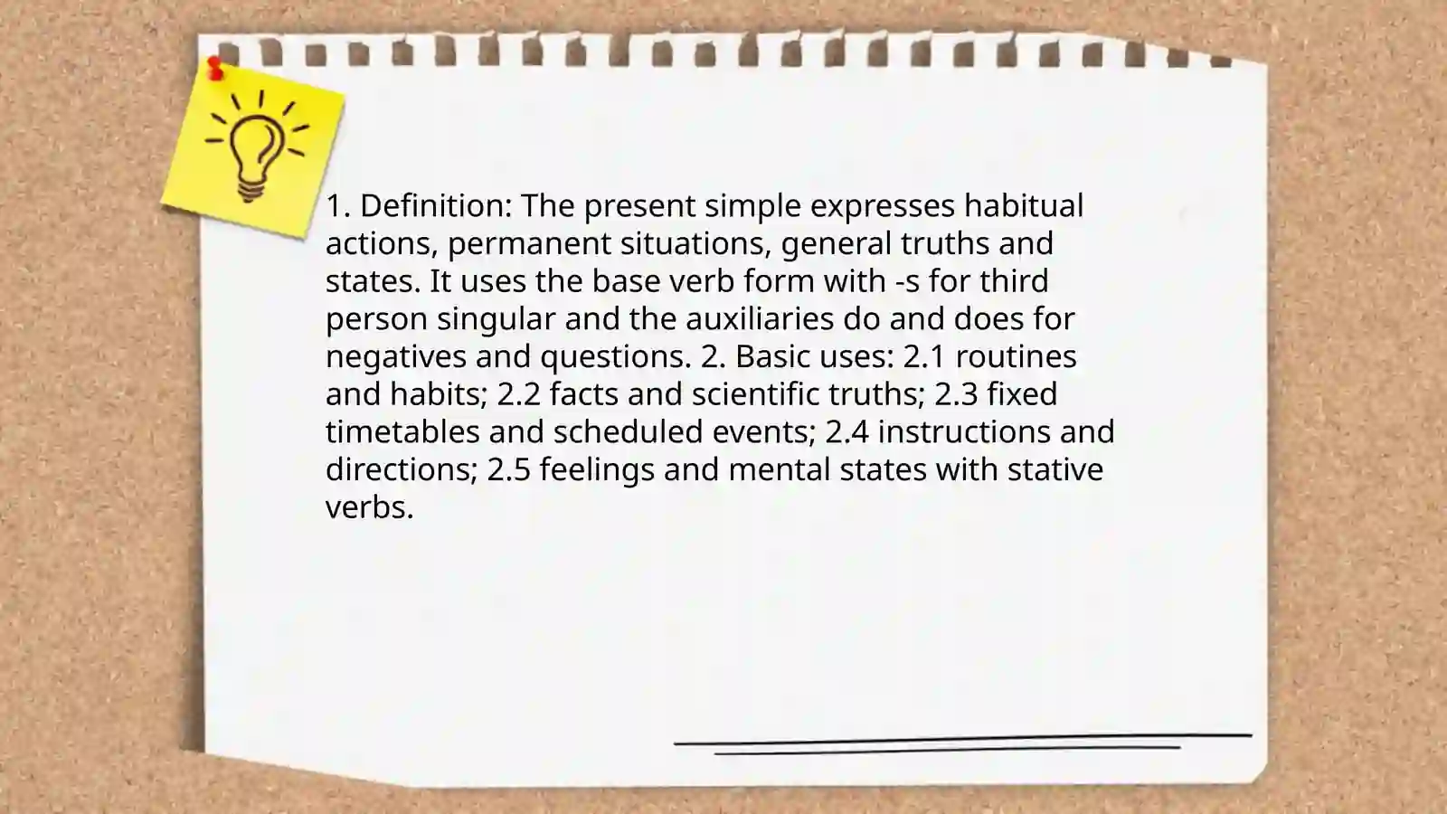 Present simple Tenses 3