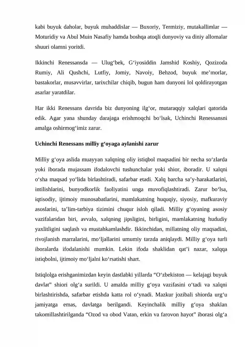 UCHINCHI RENESSANS 3