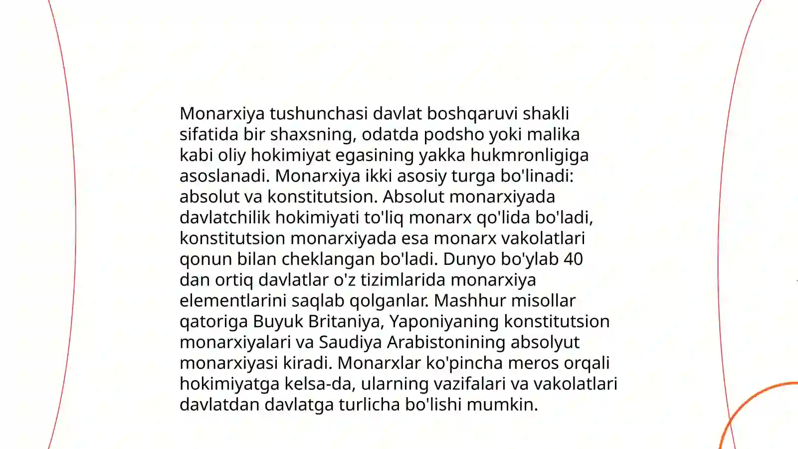 Monarxiyalar tarixi 3