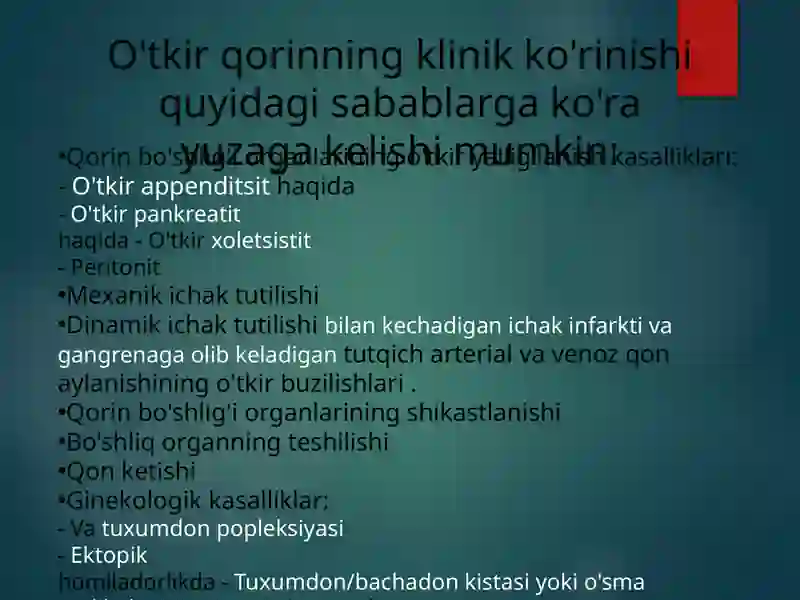 O'tkir qorin 3
