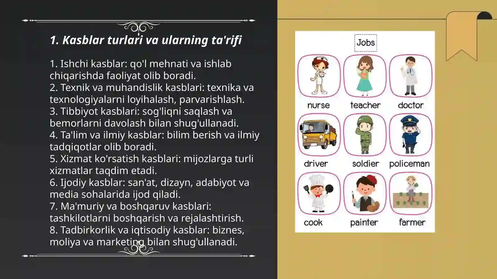 Ishchi kasblar 3