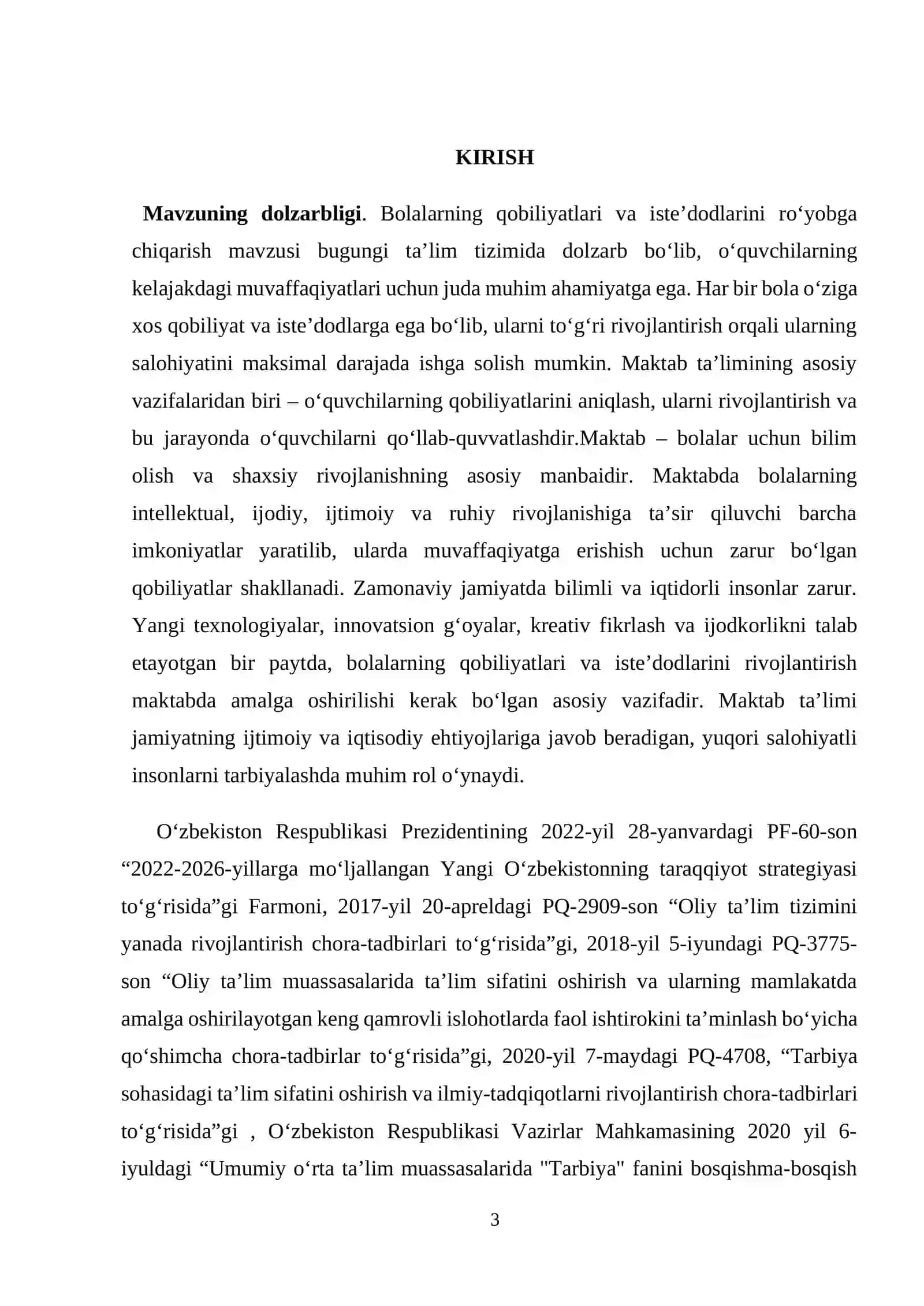 BOLALARNING QOBOLYATI VA ISTE’DODLARINI RO‘YOBGA CHIQARISHDA MAKTABNING RO‘LI 3