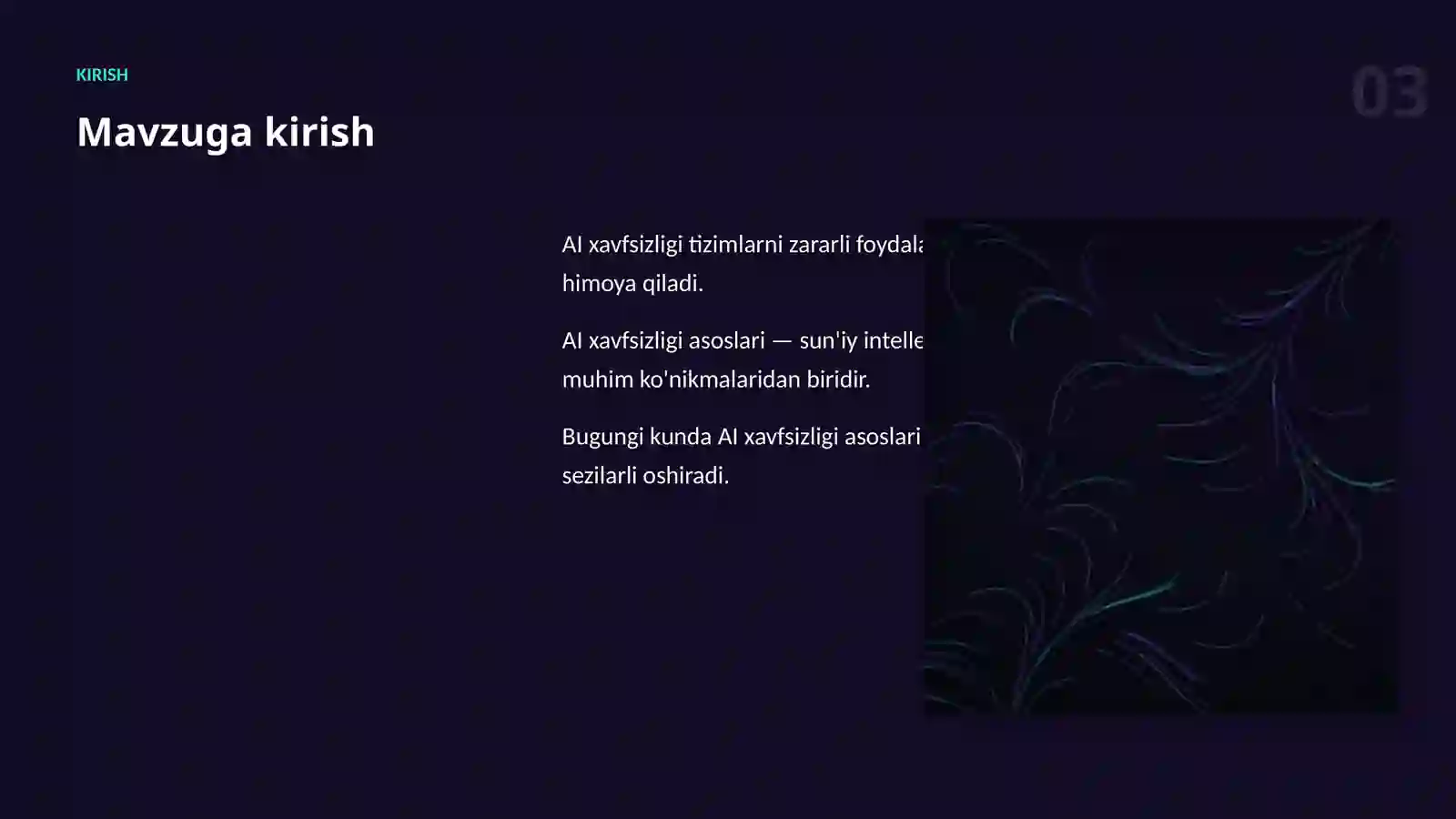 AI XAVFSIZLIGI 3