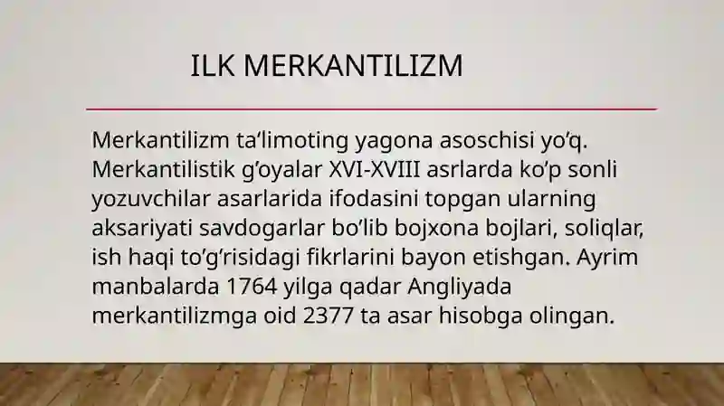 Merkantilizm 3