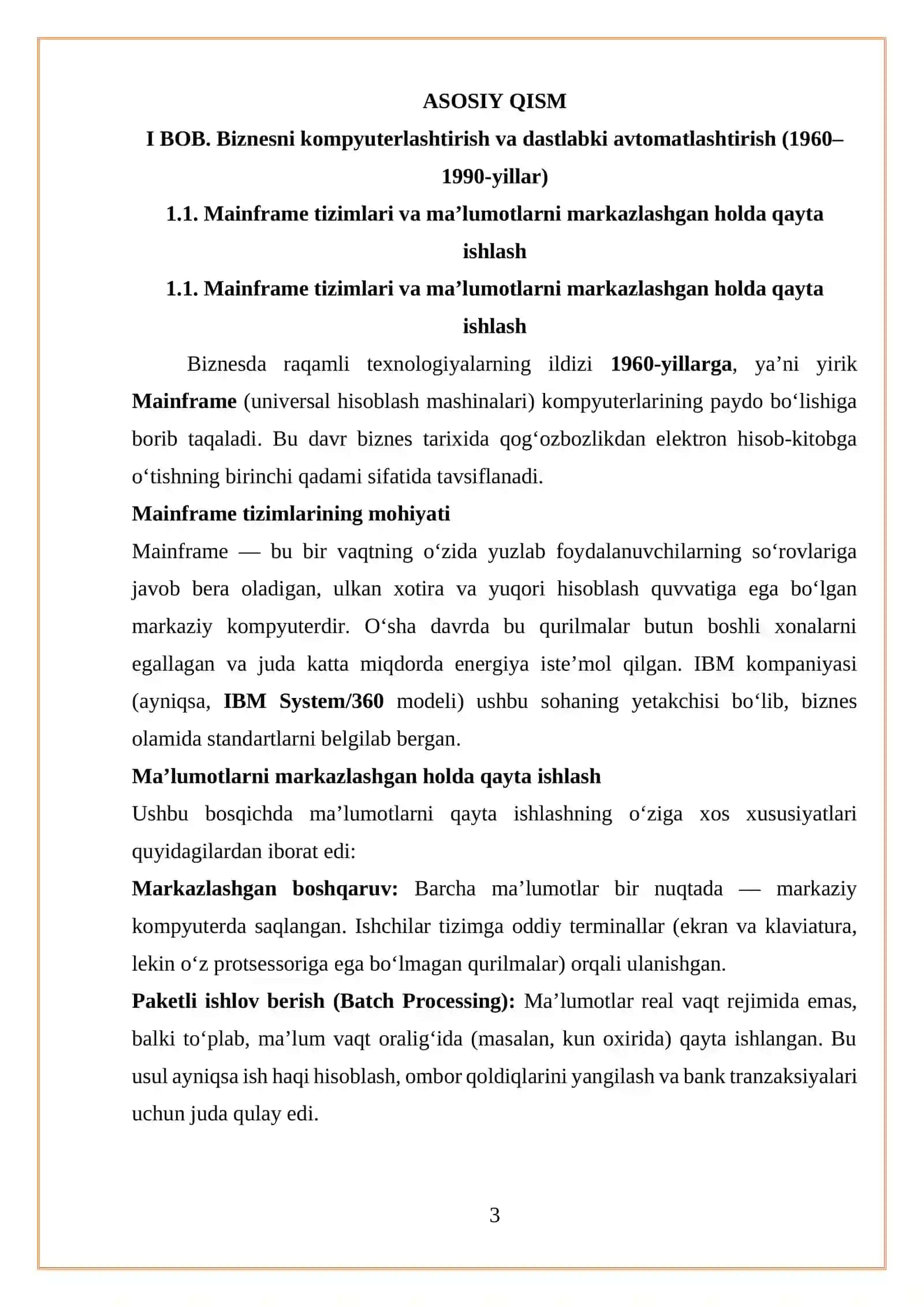 "Biznesda raqamli texnologiyalarning rivojlanish bosqichlari" 3