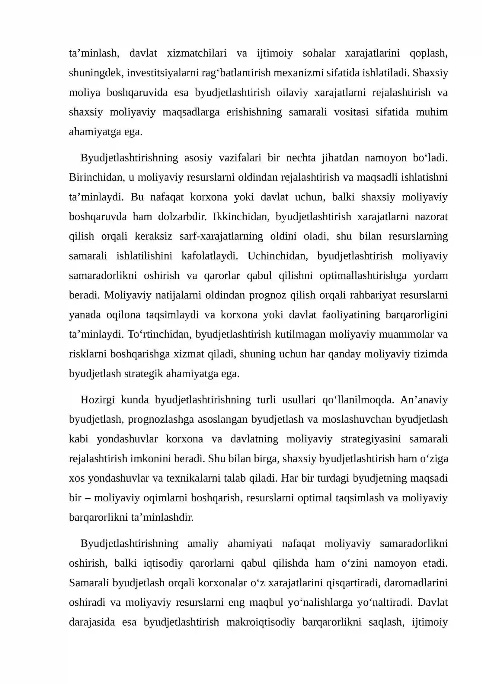 BYUDJETLASHTIRISH TUSHUNCHASI VA VAZIFALARI 3