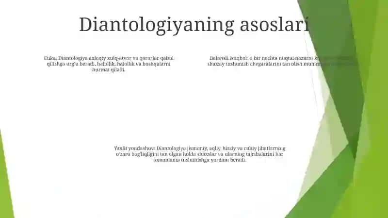 Kasbiy Diantalogiya 3