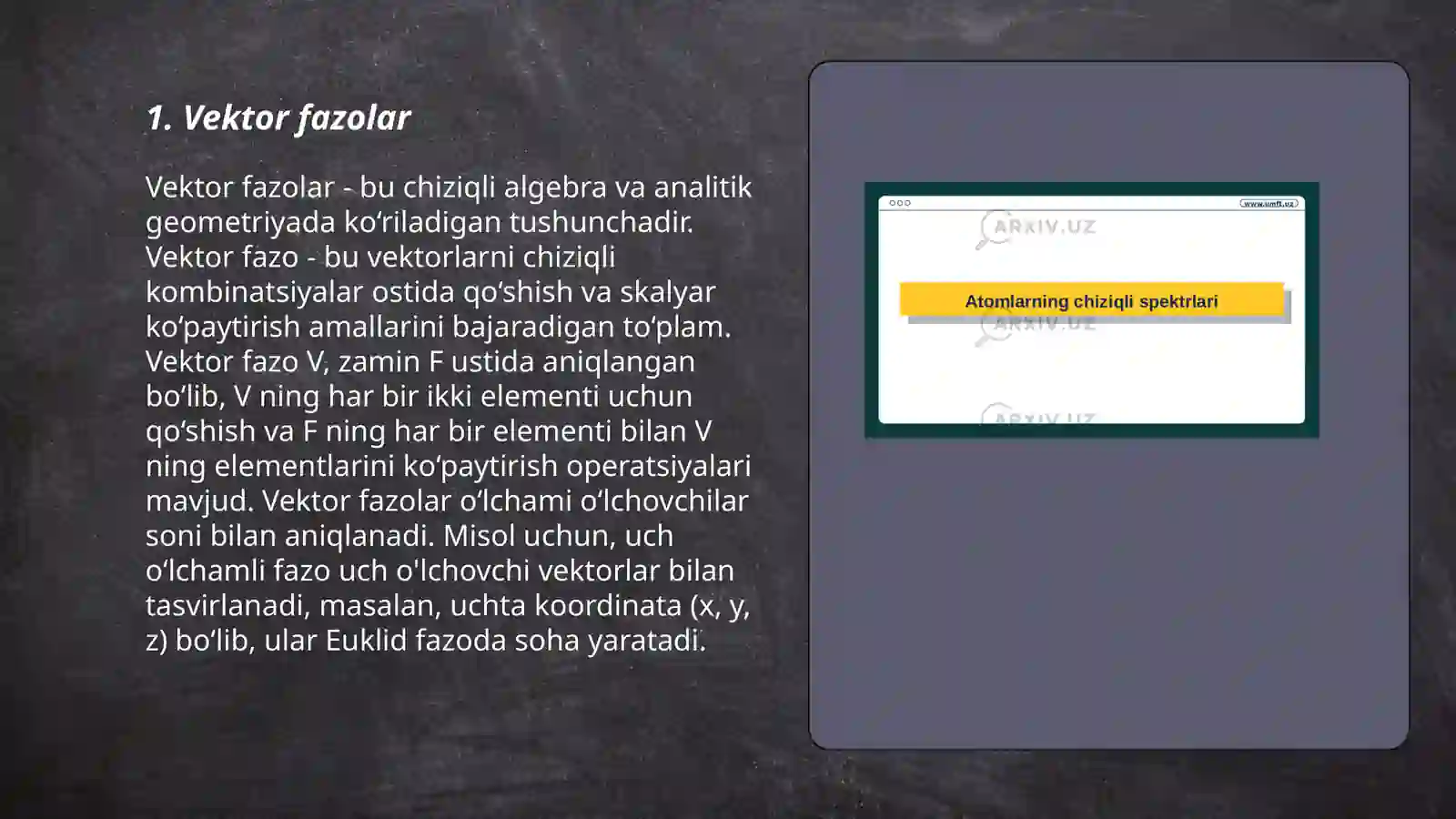 Vektor fazolar 3