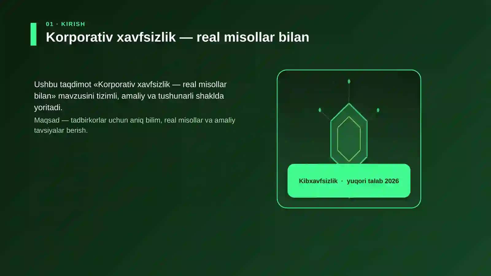 Korporativ xavfsizlik — real misollar bilan 3