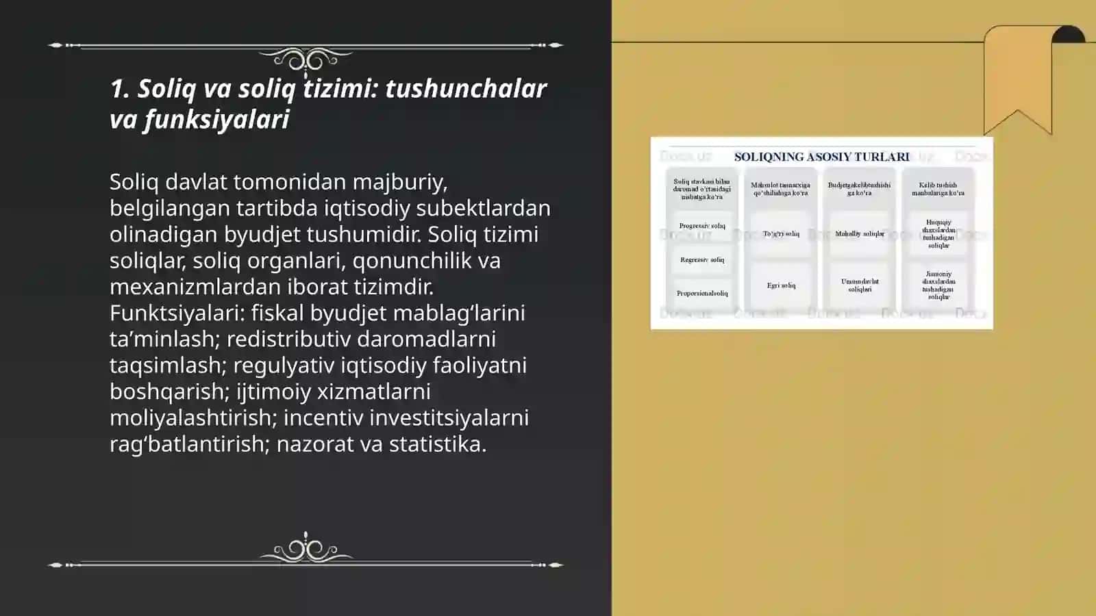 Soliq va soliq tizimi 3