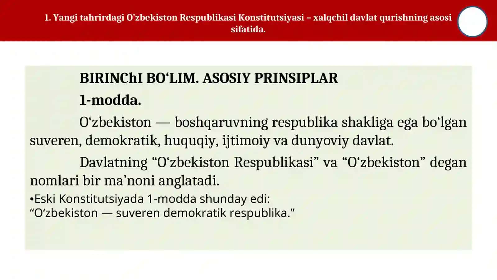 YANGI O’ZBEKISTONDA XALQCHIL VA INSONPARVAR DAVLAT QURISHNING IJTIMOIY – SIYOSIY DAVLAT QURISHNING AHAMIYATI 3