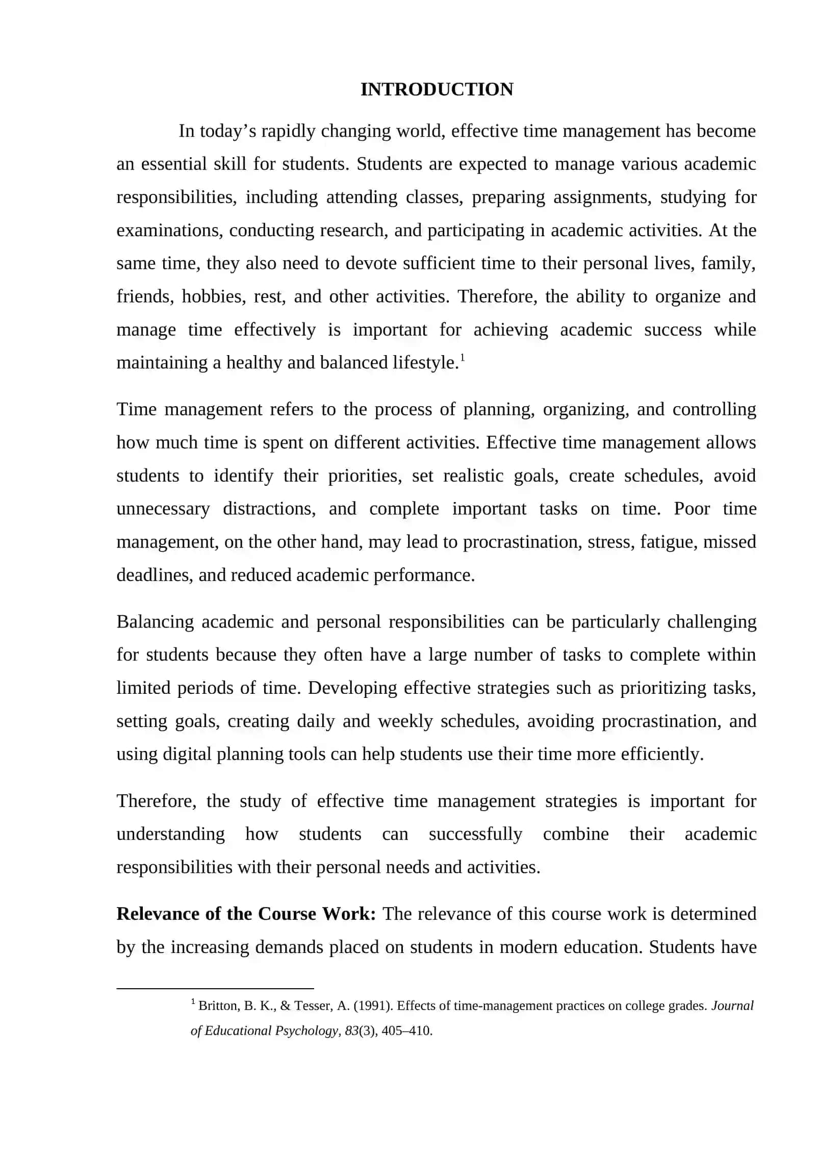 Effective Time Management Strategies for Balancing Academic and Personal Responsibilities 3